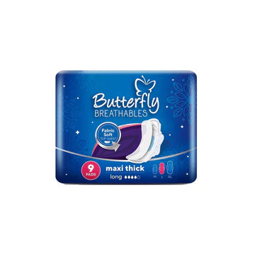 BUTTERFLY LONG ULTRA WIDE SANITARY PADS 9 LONG