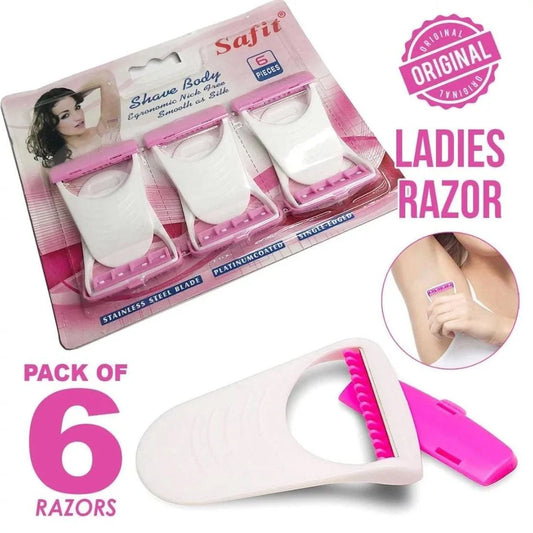 SAFIT GOLD WOMEN BODY SHAVER 6 CS